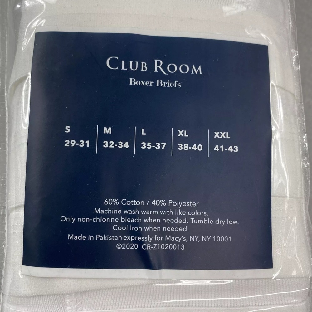 Club Room Briefs Mens White Underwear 8 Pack - Picture 4 of 5